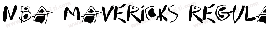 NBA Mavericks Regula字体转换